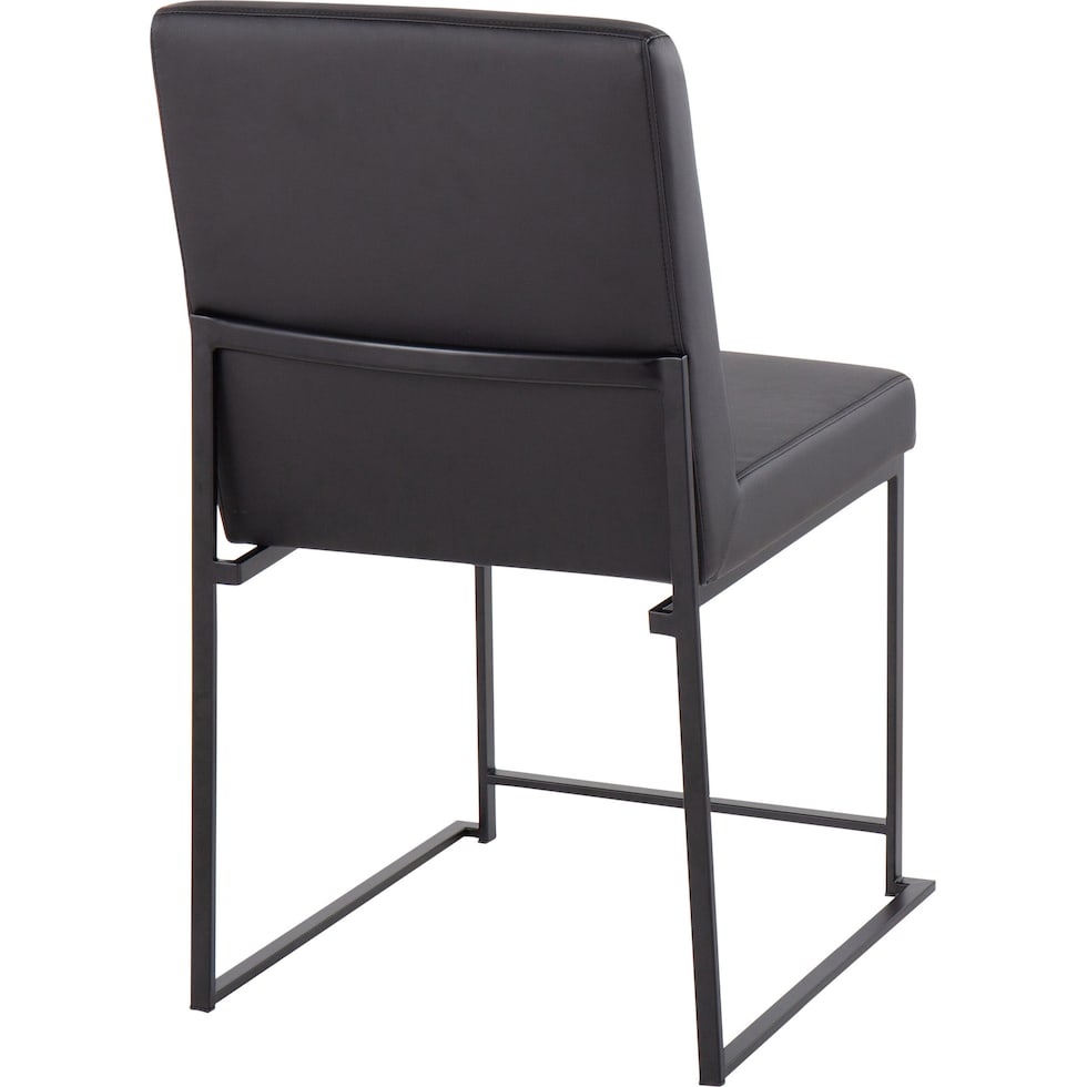 reine black dining chair   