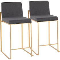 reine gray counter height stool   