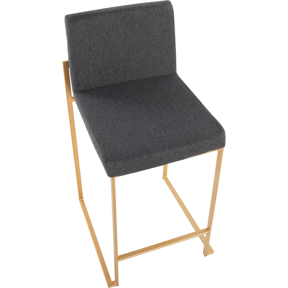 reine gray counter height stool   