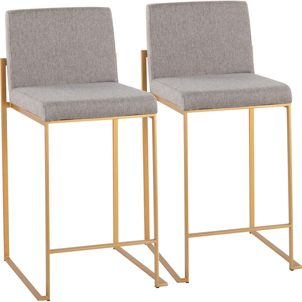 reine gray counter height stool   