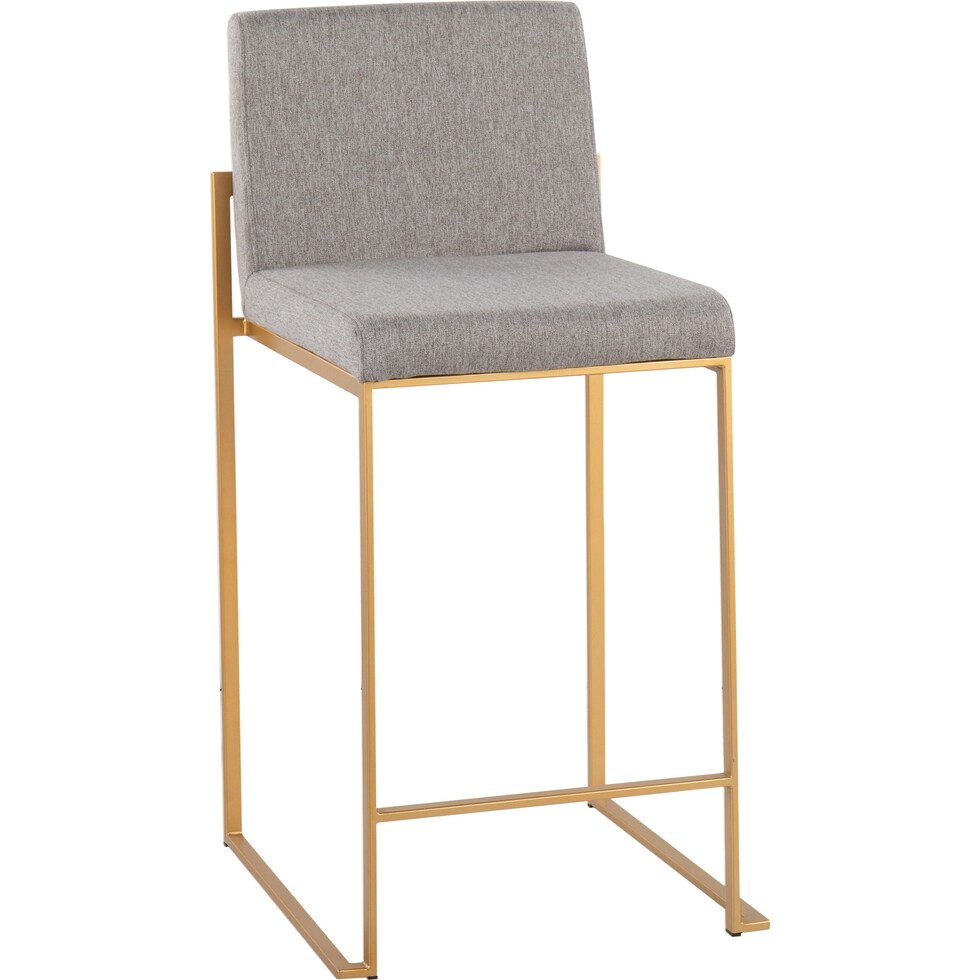 reine gray counter height stool   