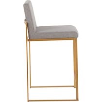 reine gray counter height stool   