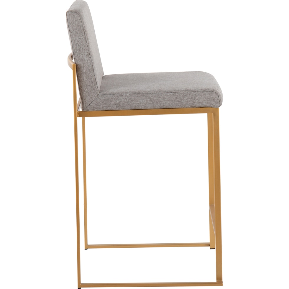 reine gray counter height stool   
