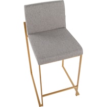 reine gray counter height stool   