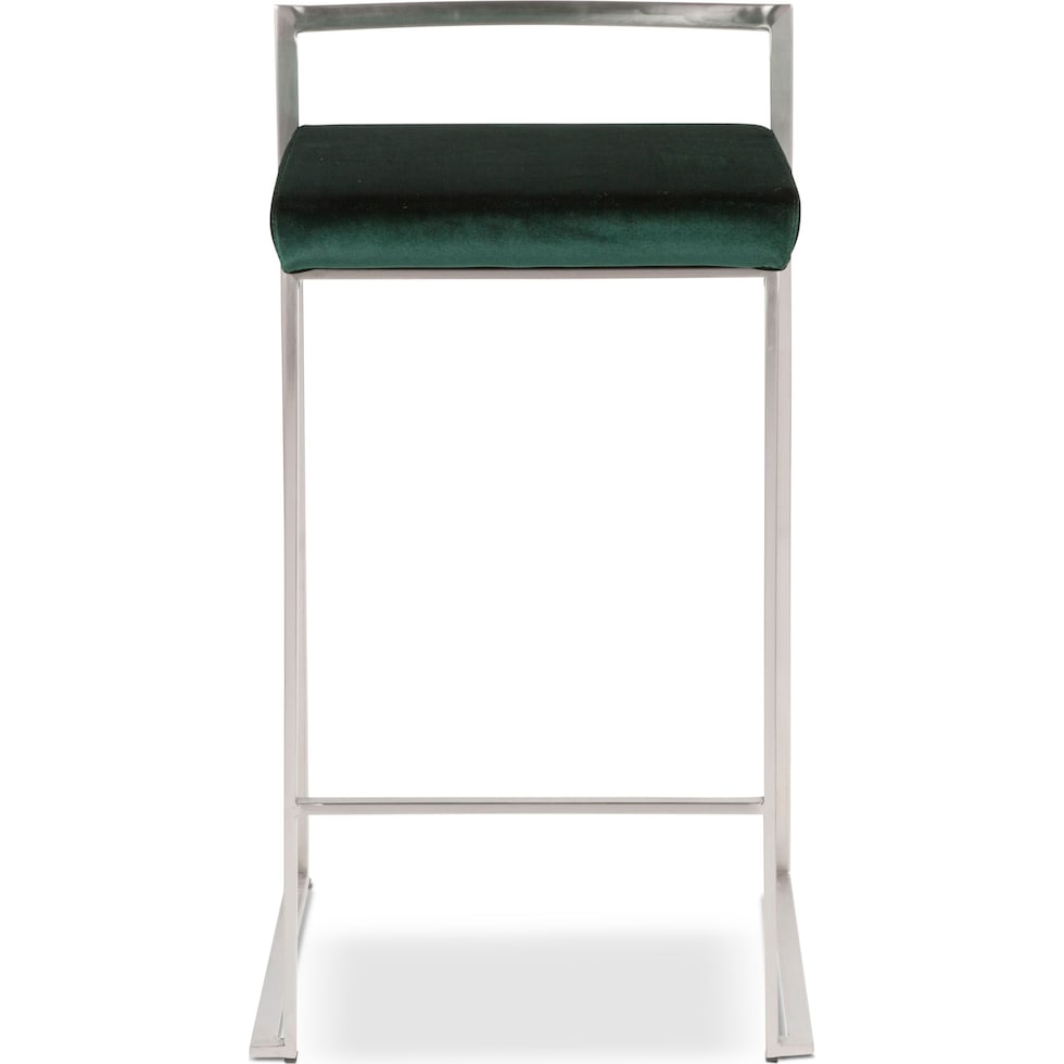 reine green counter height stool   