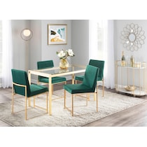 reine green dining chair   