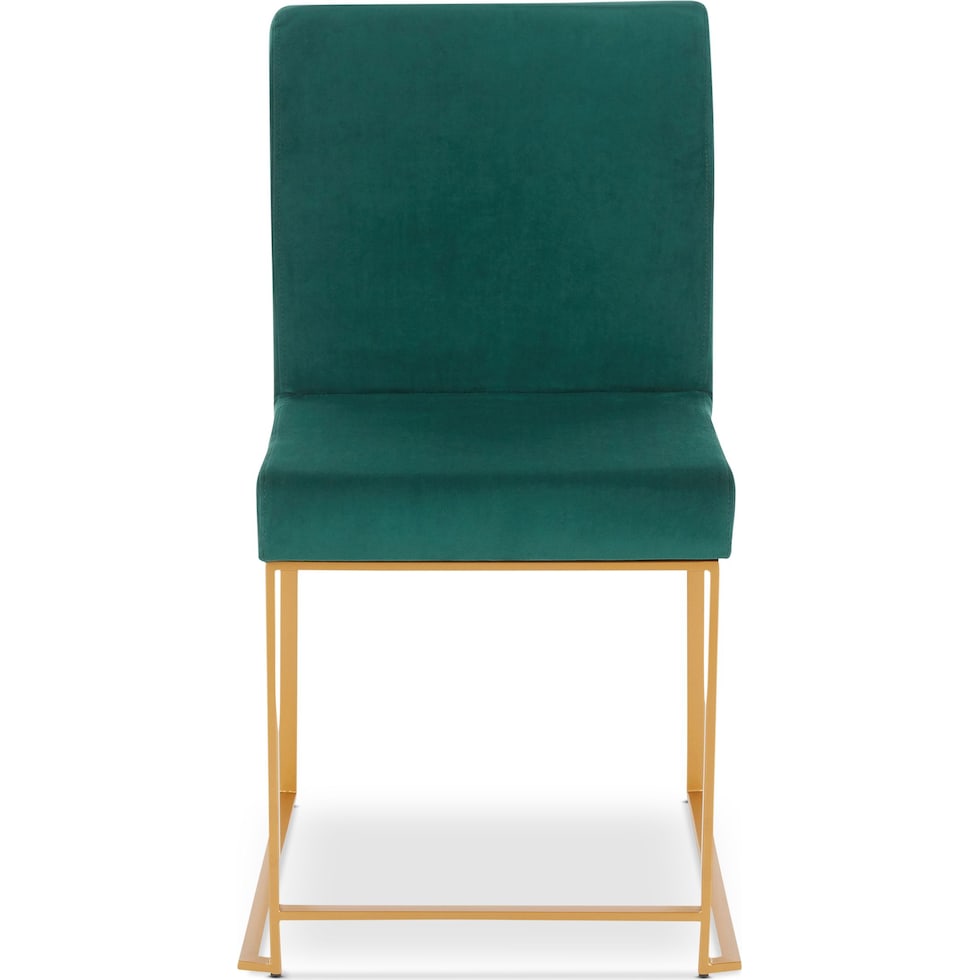 reine green dining chair   