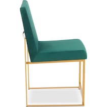 reine green dining chair   