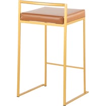 reine light brown counter height stool   
