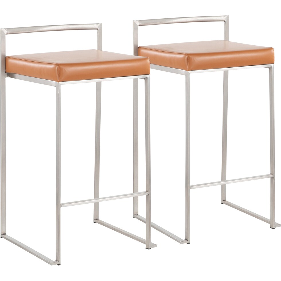 reine light brown counter height stool   