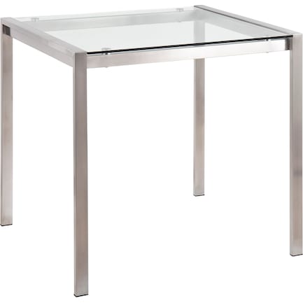 Reine Dining Table - Stainless Steel
