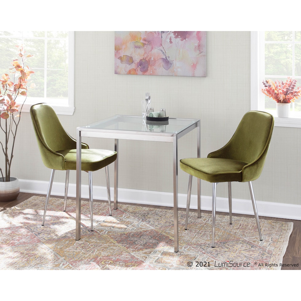 reine silver dining table   