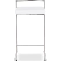 reine white counter height stool   