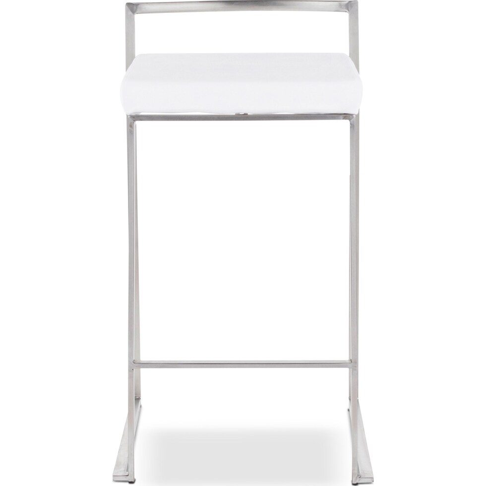 reine white counter height stool   