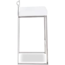 reine white counter height stool   