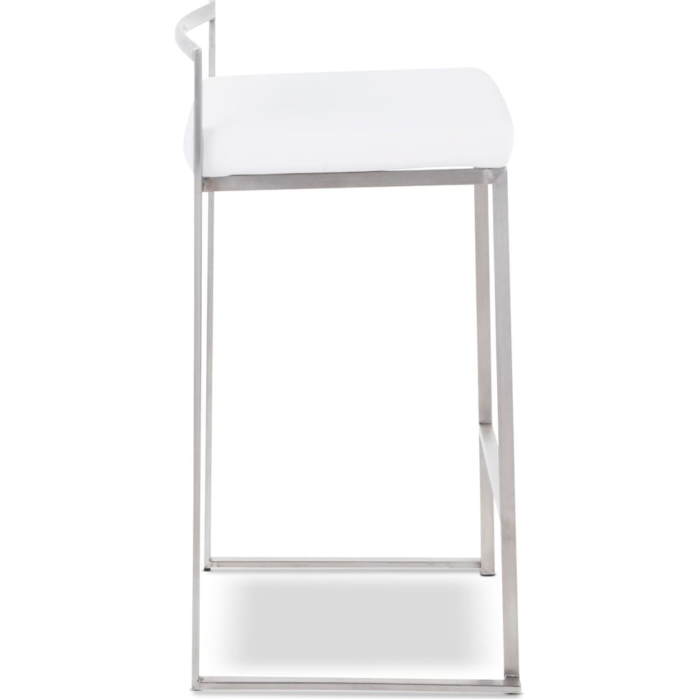 reine white counter height stool   