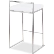 reine white counter height stool   