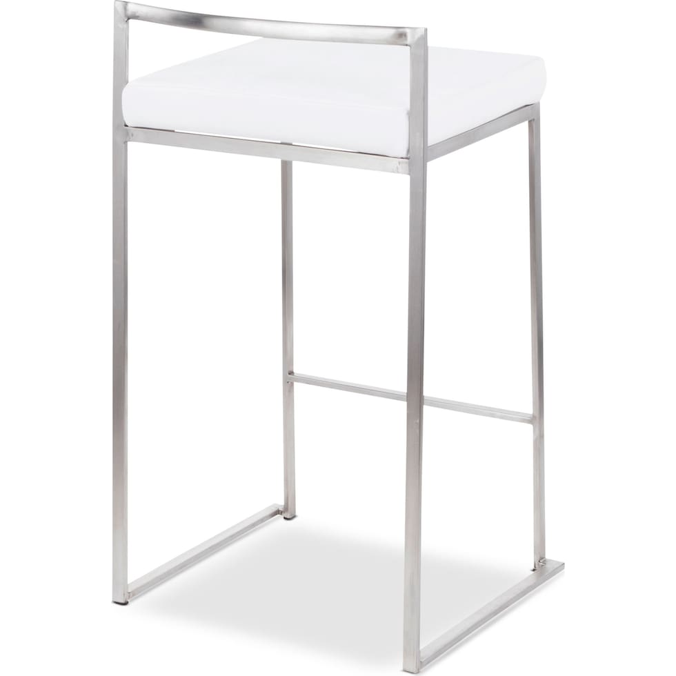 reine white counter height stool   