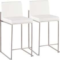 reine white counter height stool   