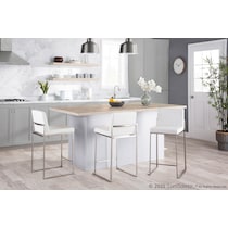 reine white counter height stool   