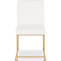 reine white dining chair   