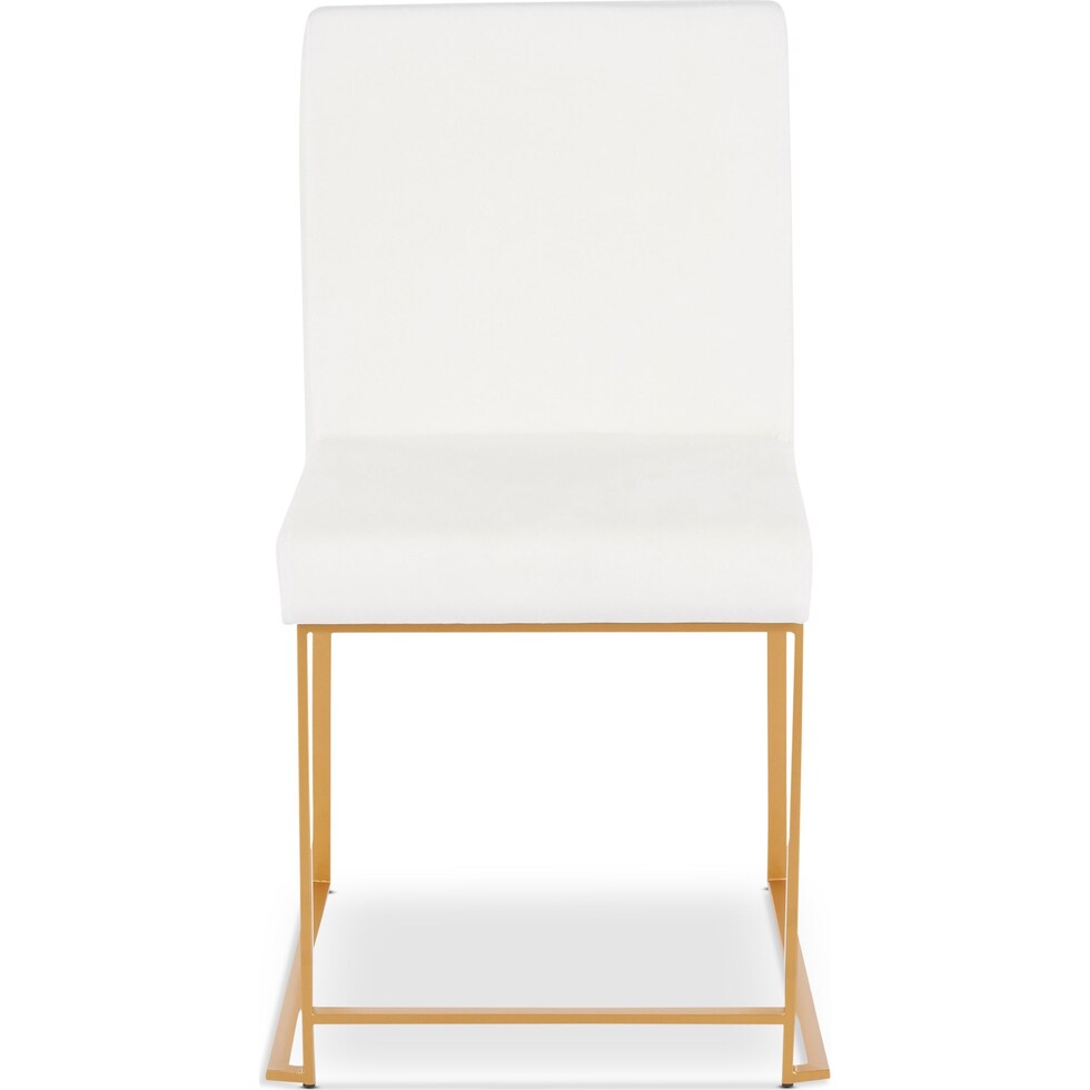 reine white dining chair   