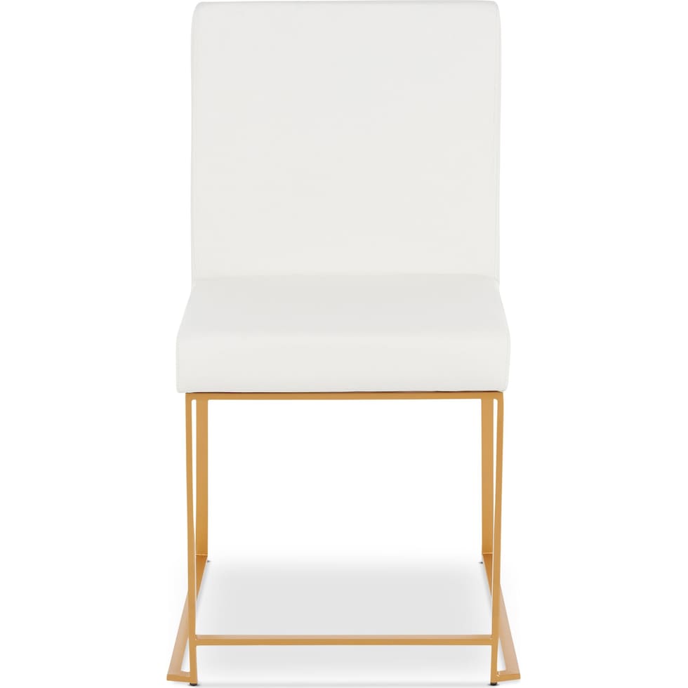 reine white dining chair   