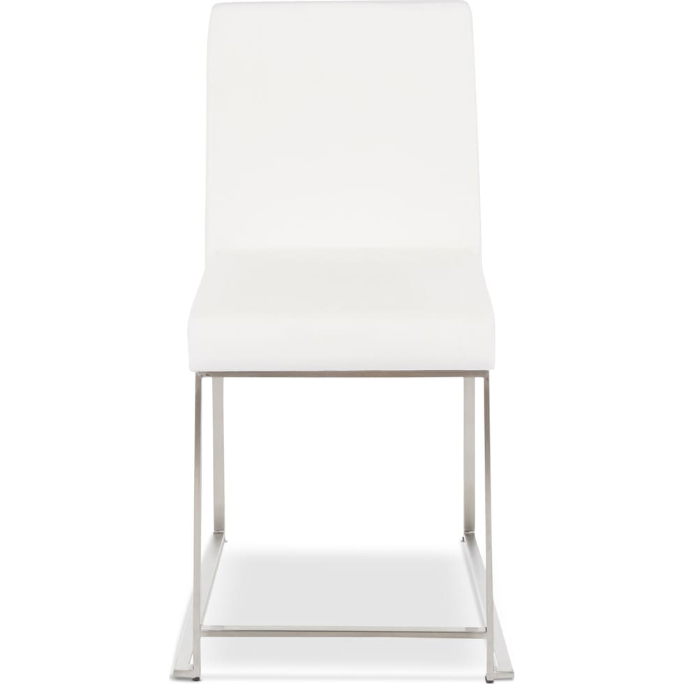 reine white dining chair   