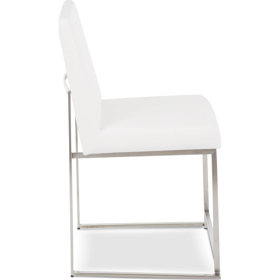 reine white dining chair   