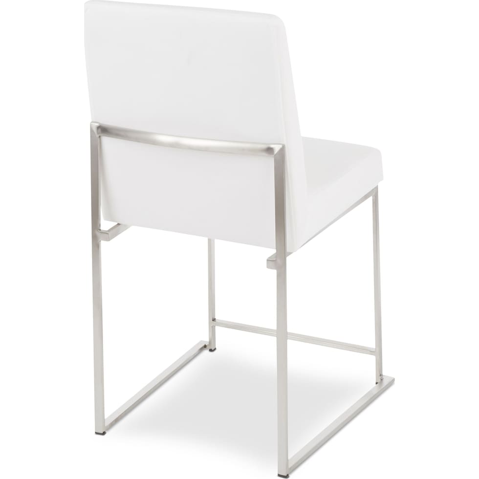 reine white dining chair   