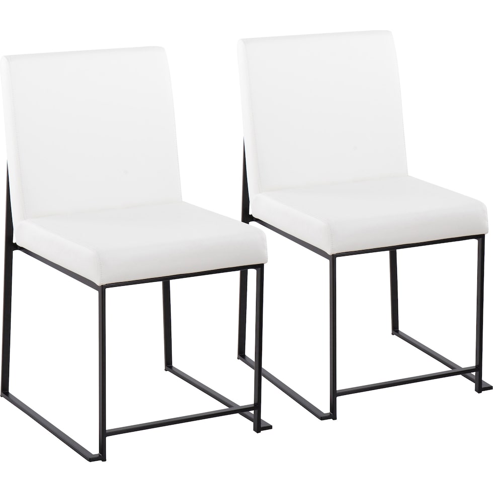 reine white dining chair   