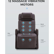 rejuvenating dark brown massage chair   