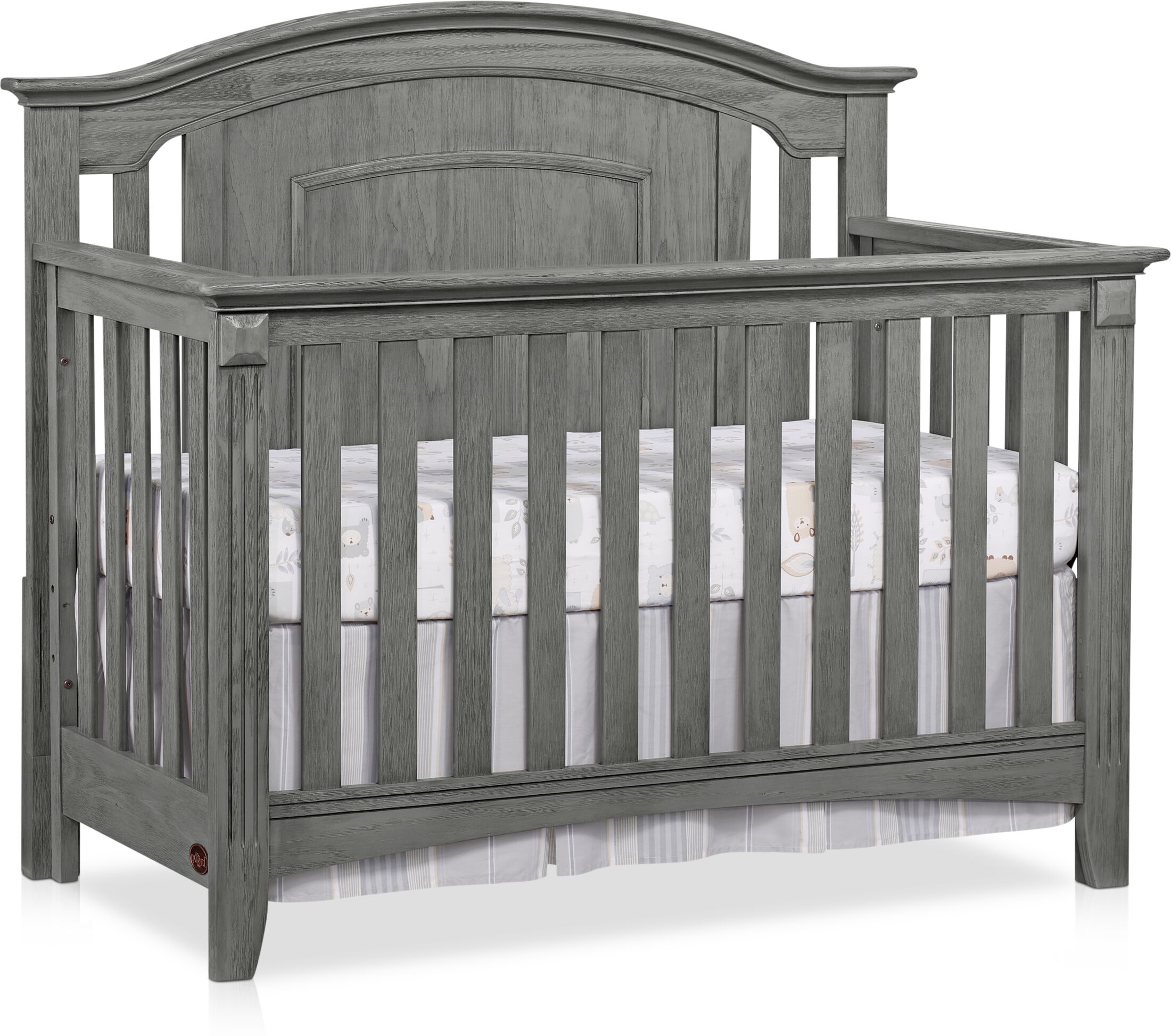 Remy 4In1 Convertible Crib Gray Value City Furniture
