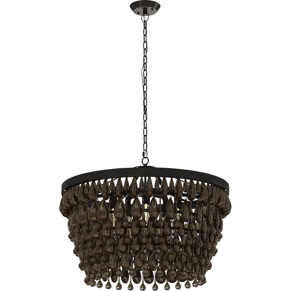 renata black chandelier   