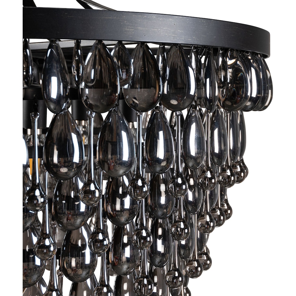 renata black chandelier   