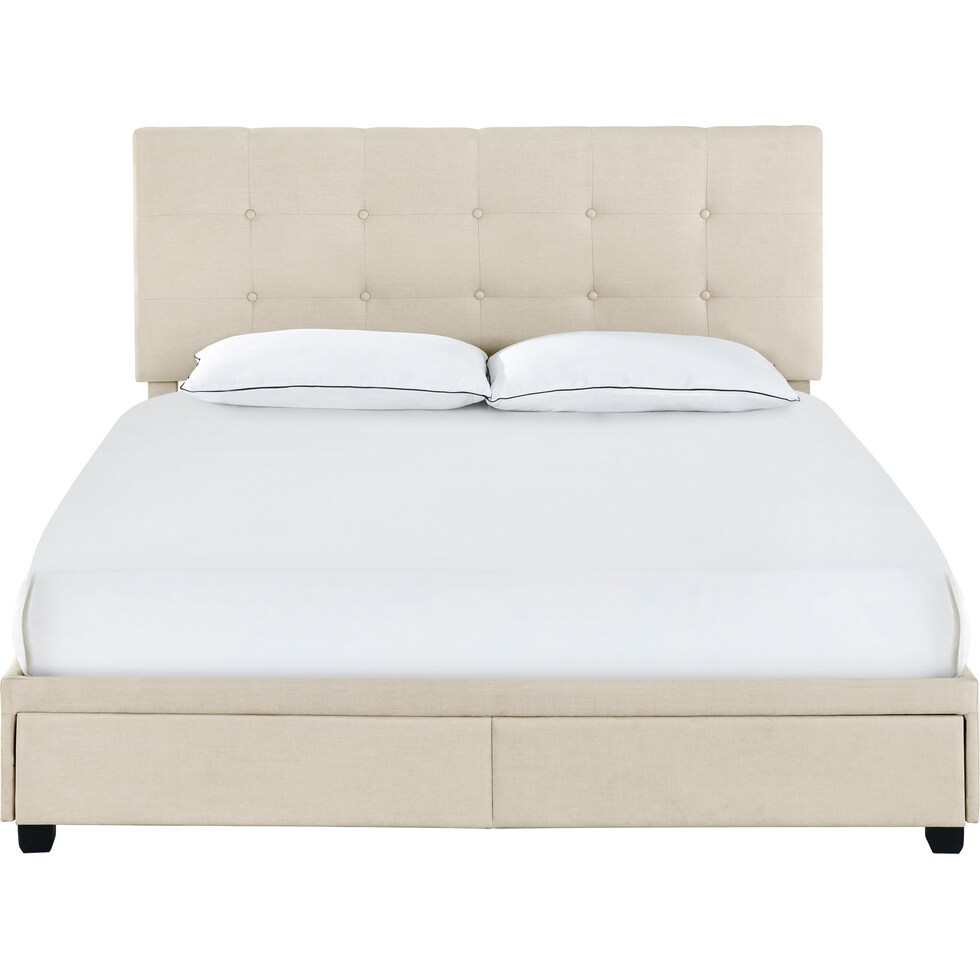 renata white king bed   