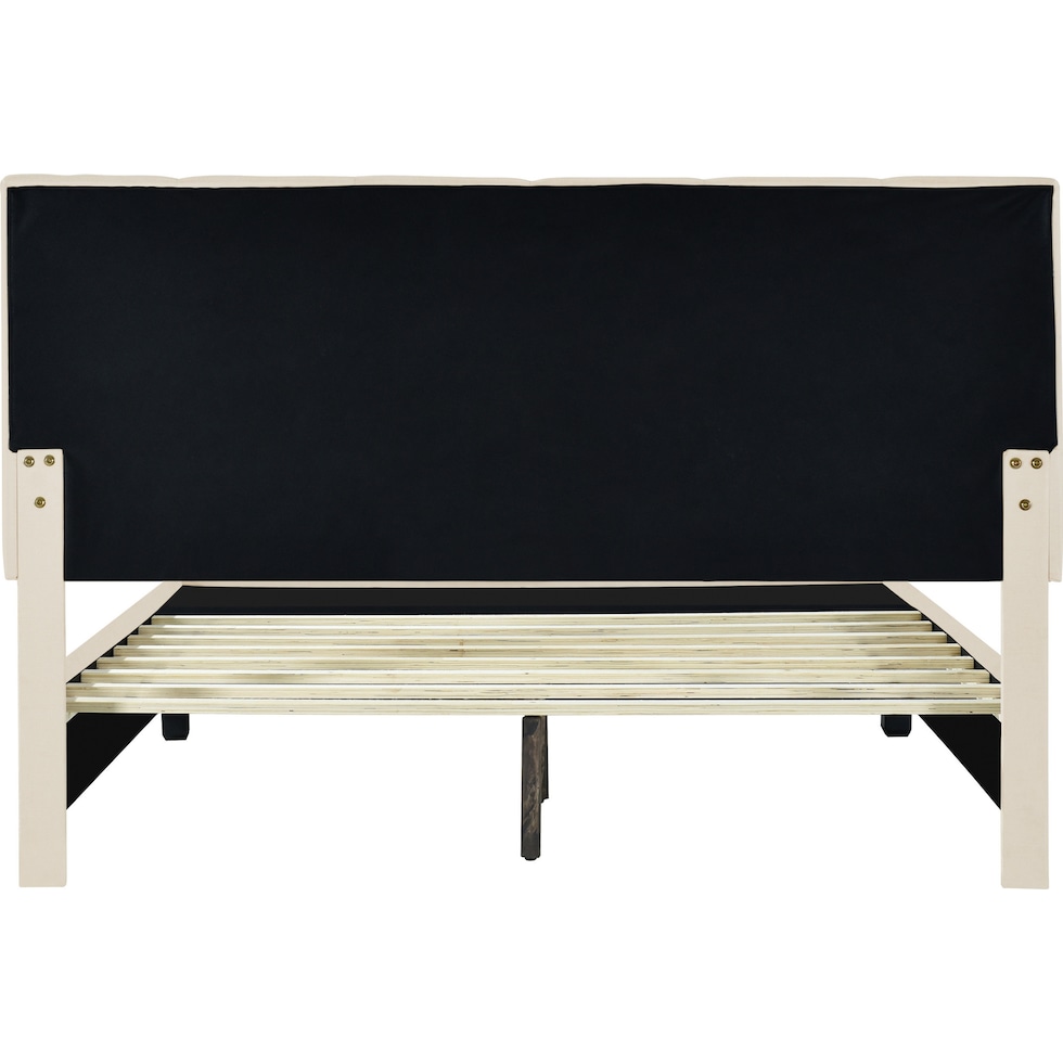 renata white king bed   