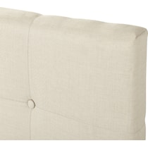 renata white queen bed   