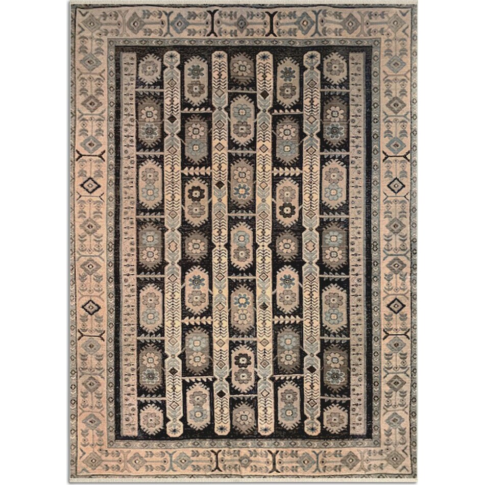 Reno Area Rug Blue/Tan Value City Furniture