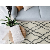 reposado white rug   
