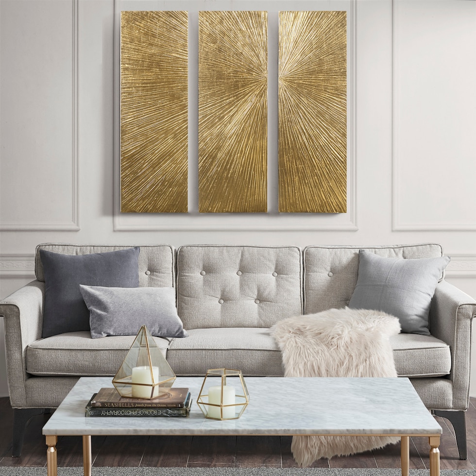 resin gold wall art   