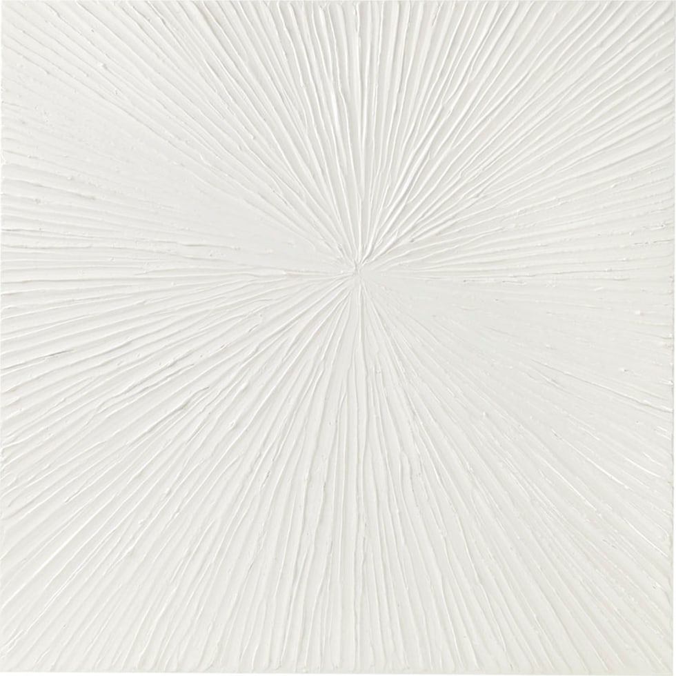 resin white wall art   