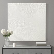 resin white wall art   