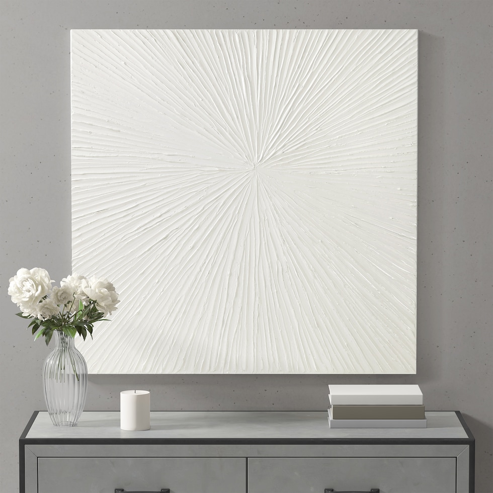 resin white wall art   
