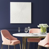 resin white wall art   