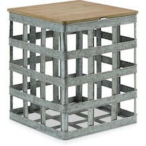 retta gray side table   