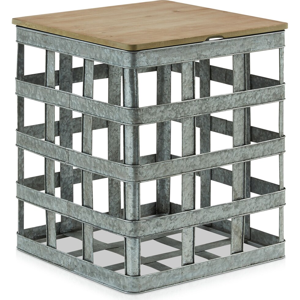 retta gray side table   