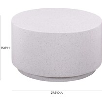 reve gray coffee table   