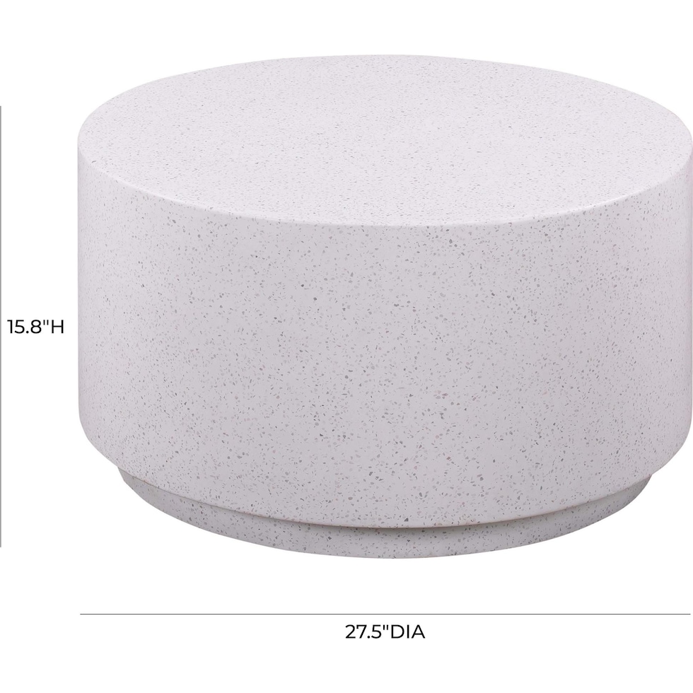 reve gray coffee table   