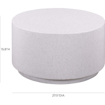 reve gray coffee table   